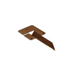 Koppelspies 10 cm corten (incl. 2 schroefjes) - Steenvoordeel
