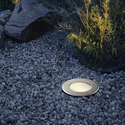 LAMEDO grondinbouwspot rond RVS LED - Nu online bestellen op Steenvoordeel - Nu online bestellen op Steenvoordeel