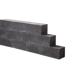Linea Block Small 12x12x60 cm Black Bestellen bij steenvoordeel.nl