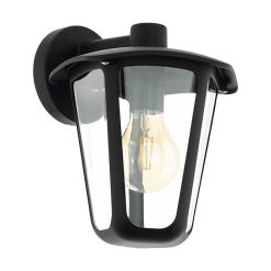 MONREALE wandlamp down zwart E27 - Nu online bestellen bij Steenvoordeel