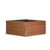 Modulaire bloembak 42 cm corten | Bestellen bij steenvoordeel.nl
