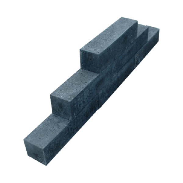 Oud Hollands mini stapelblok 40x12x12 cm zwart 37877 | kopen bij steenvoordeel