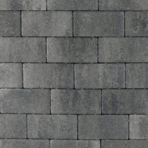 Patio betonstraatsteen 6 cm nero-grey mini facet komo - 444267 | kopen bij steenvoordeel