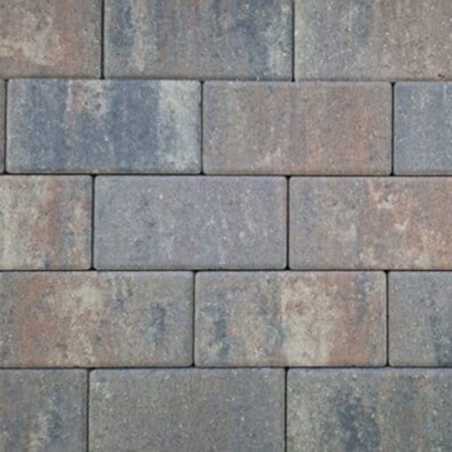 Patio betonstraatsteen 8 cm tricolore TOP mini facet komo - 444272 | via steenvoordeel.nl