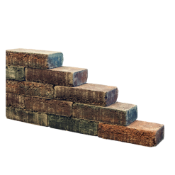 Pilestone Line 40x15x10 cm Walnut Bestellen bij steenvoordeel.nl
