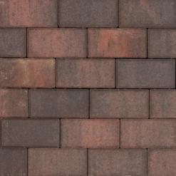 Tremico Betonklinker Rood/Zwart 7cm | Bestellen bij steenvoordeel.nl