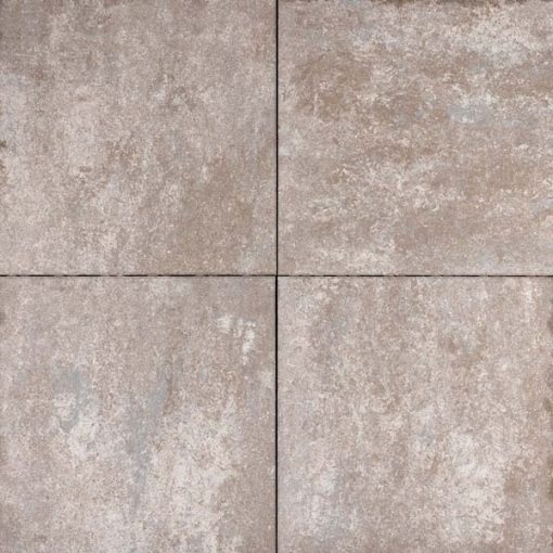 Trippel T 60x60x4 cm Bruin nuance 442256 | kopen bij steenvoordeel.nl
