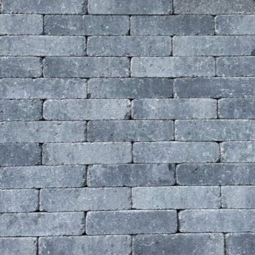 Trommel Waalformaat 7 cm grijs-zwart
