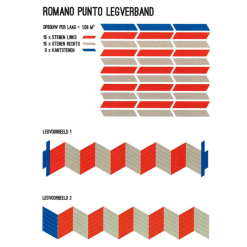 leg patroon romano punto | Steenvoordeel